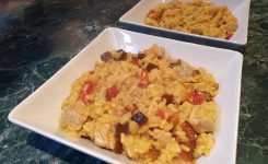Risotto con la braciola